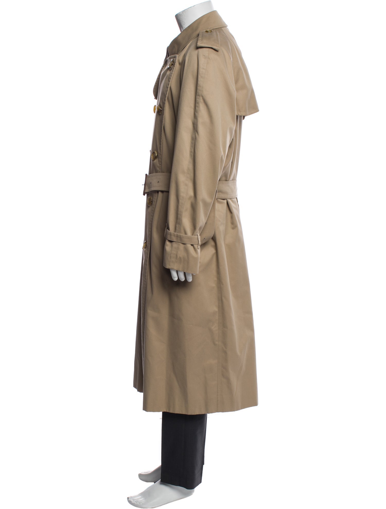 Burberry's House Check Pattern Trench Coat