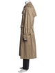 Burberry's House Check Pattern Trench Coat