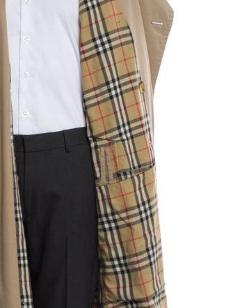Burberry's House Check Pattern Trench Coat