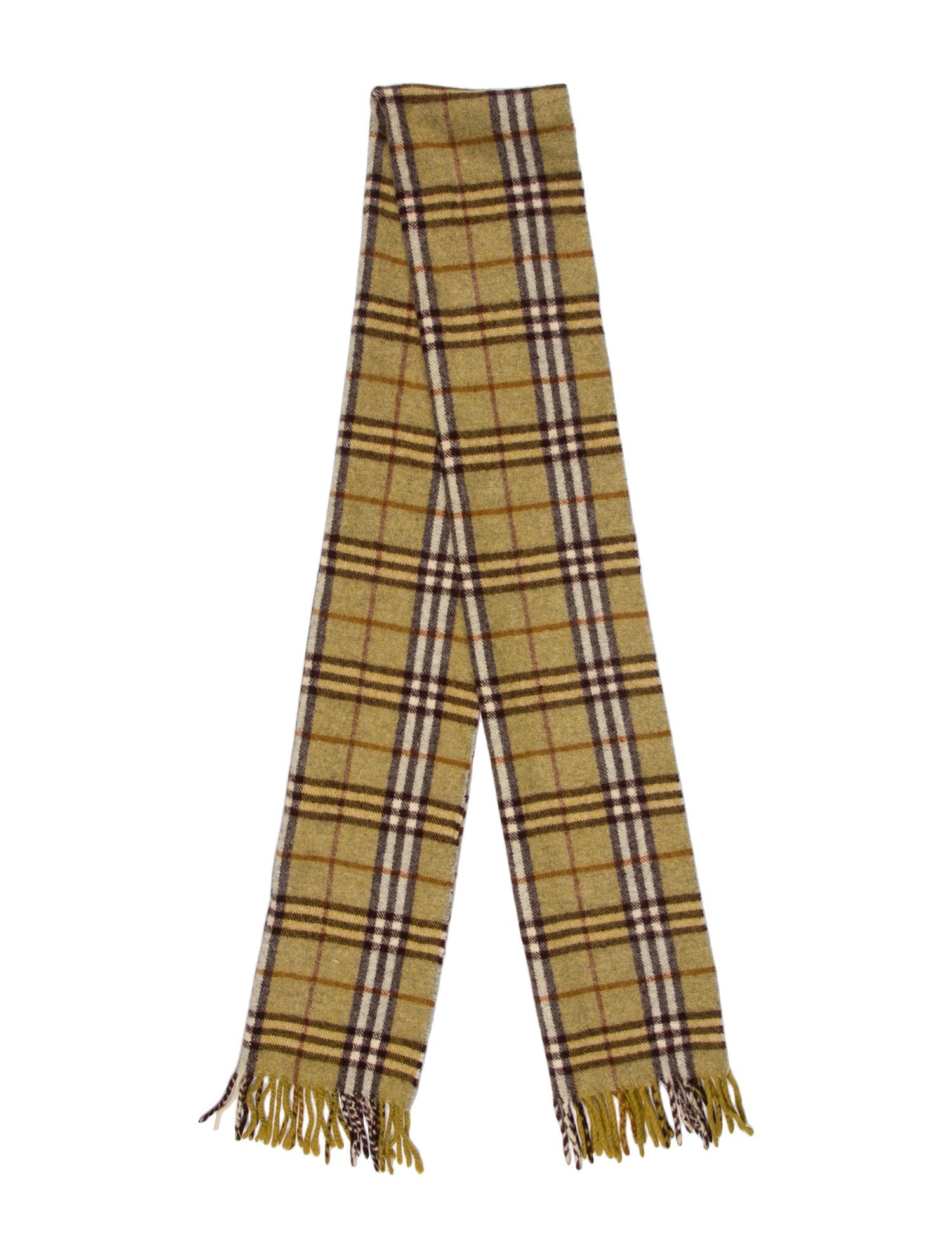 Burberry's Lambswool Nova Check Pattern Scarf