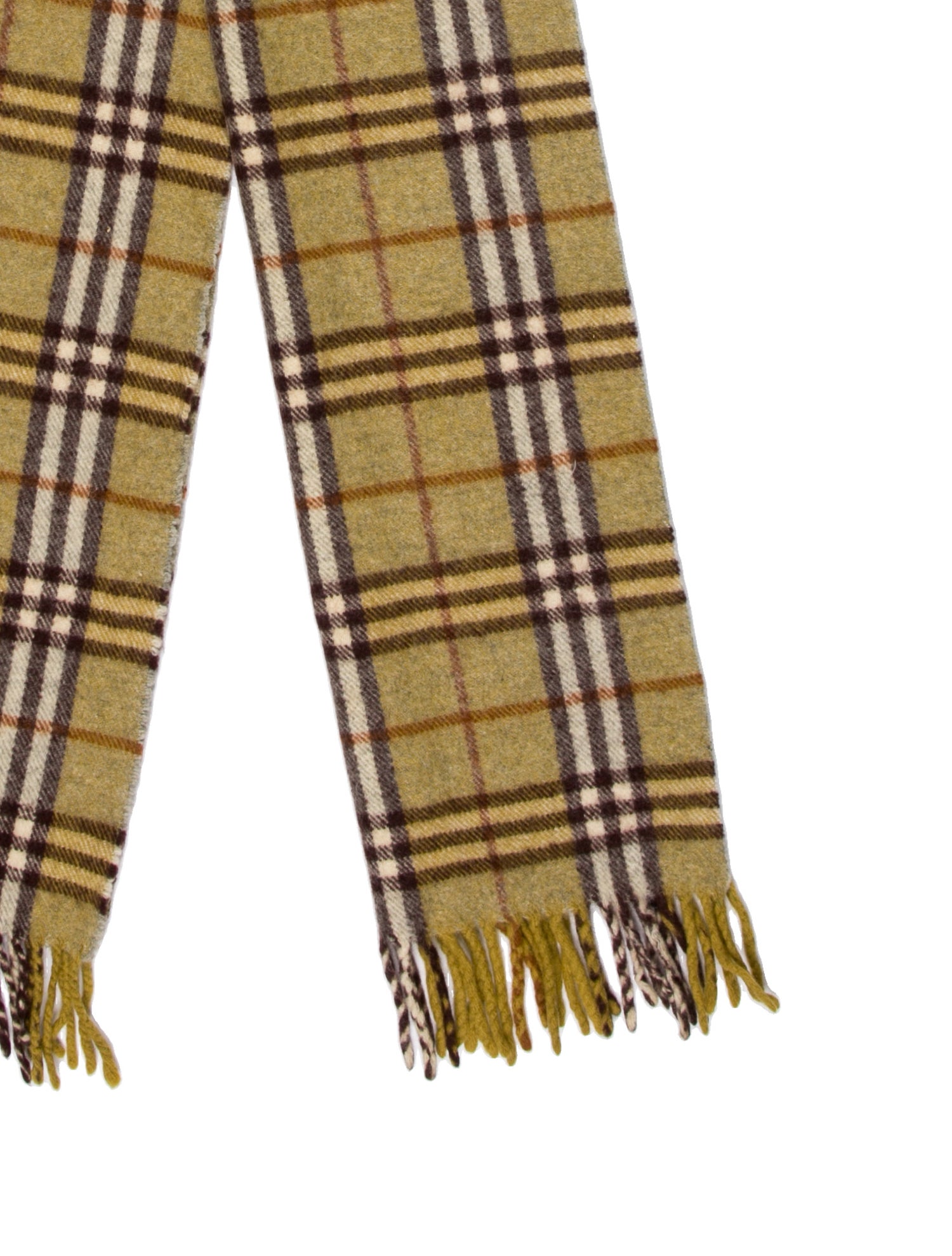 Burberry's Lambswool Nova Check Pattern Scarf