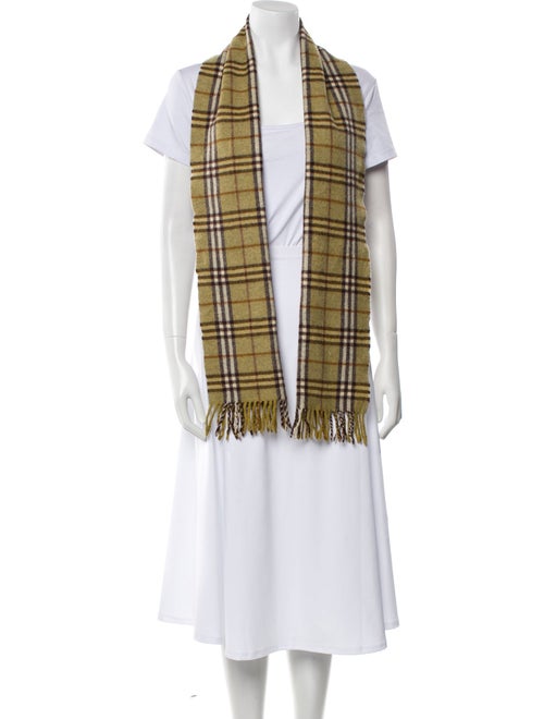 Burberry's Lambswool Nova Check Pattern Scarf