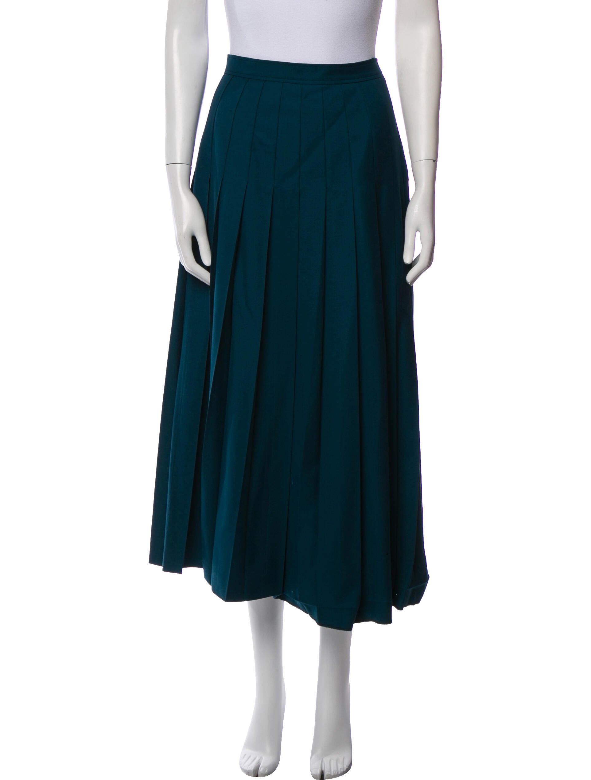 Burberry's Vintage Midi Length Skirt