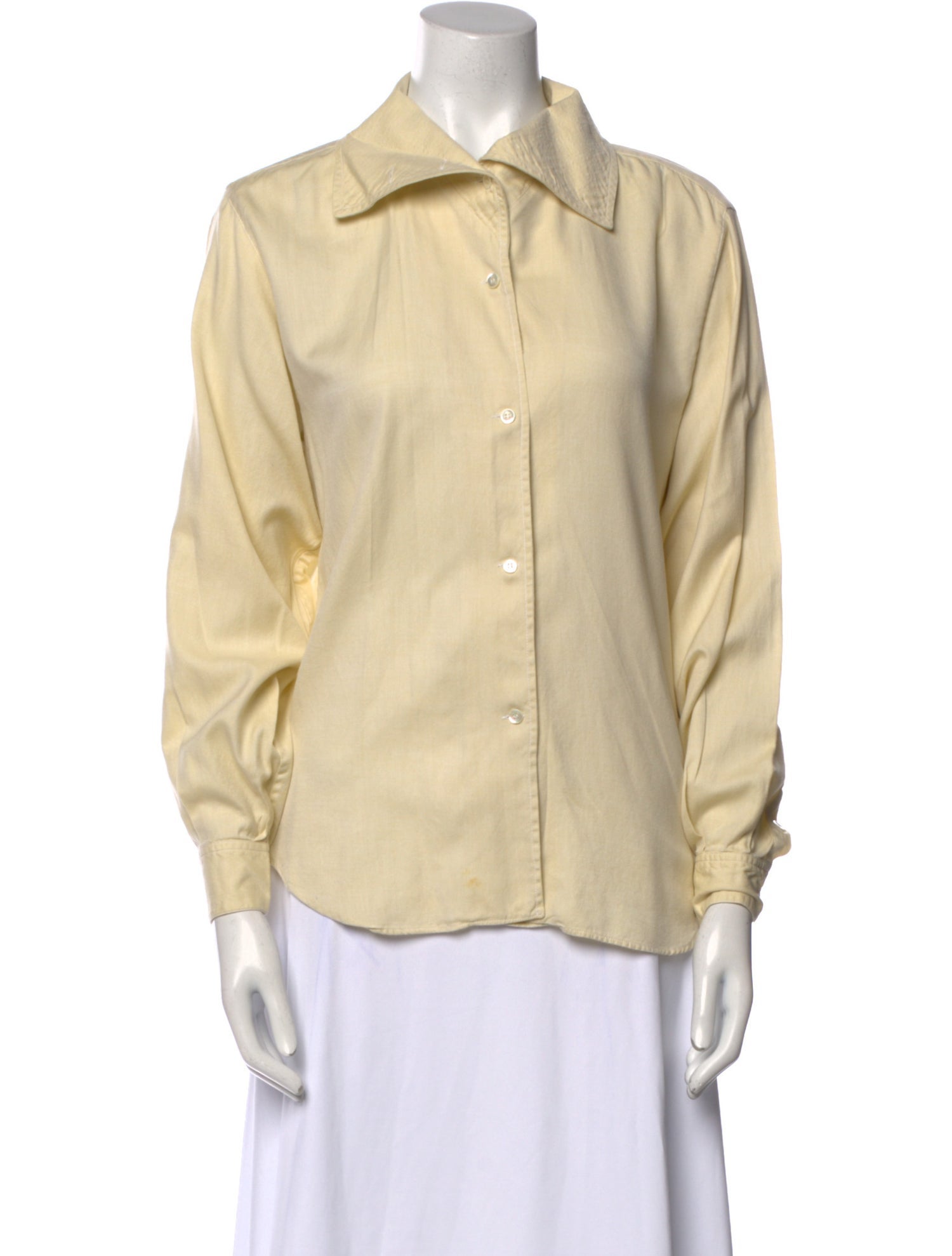 Burberry's Long Sleeve Button-Up Top