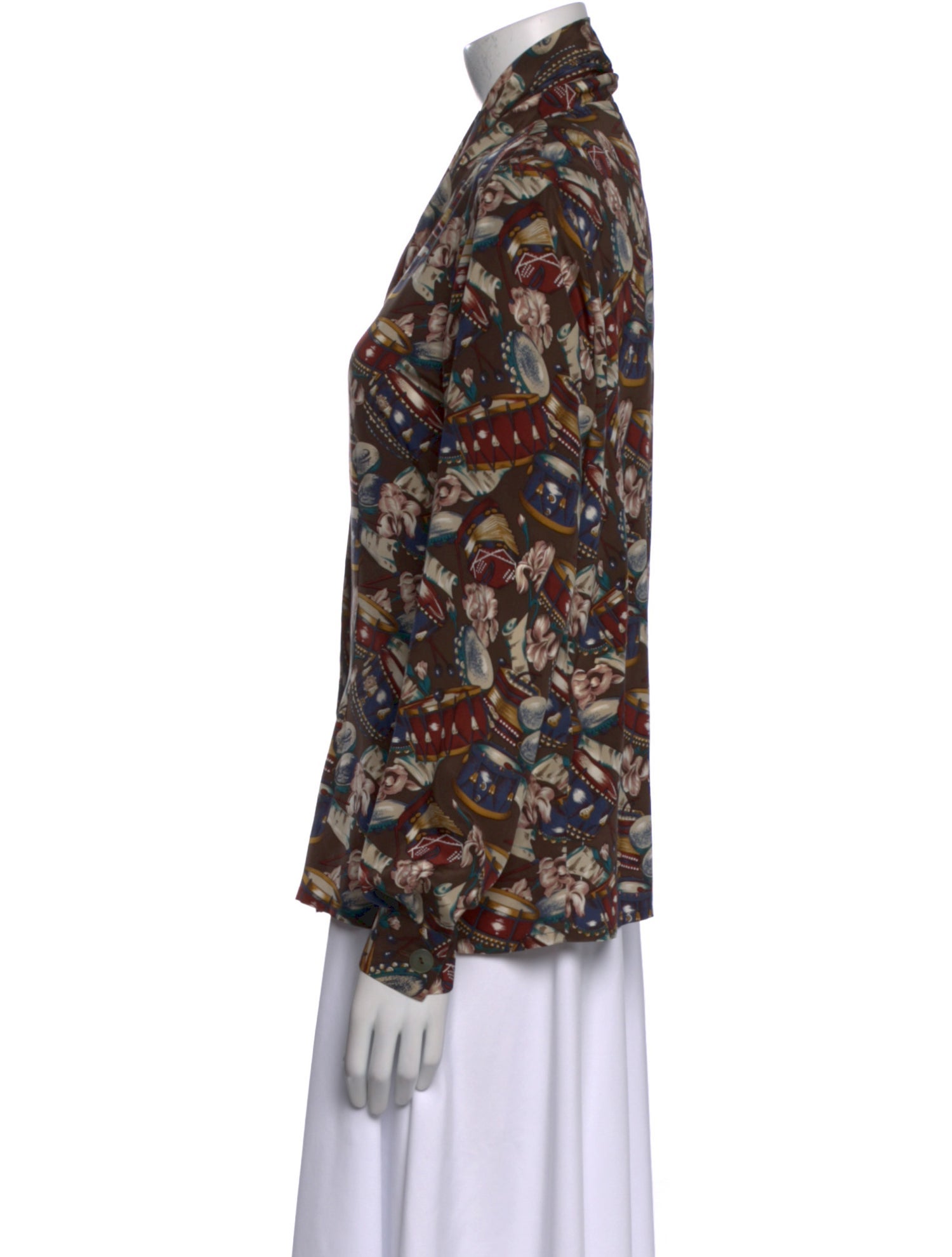 Burberry's Silk Printed Blouse