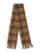 Burberry's Cashmere Nova Check Pattern Scarf