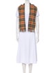 Burberry's Cashmere Nova Check Pattern Scarf