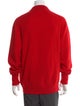 Burberry's Lambswool Mock Neck Polo Sweater