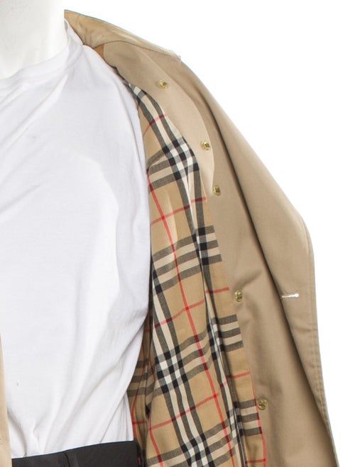 Burberry's Nova Check Pattern Trench Coat