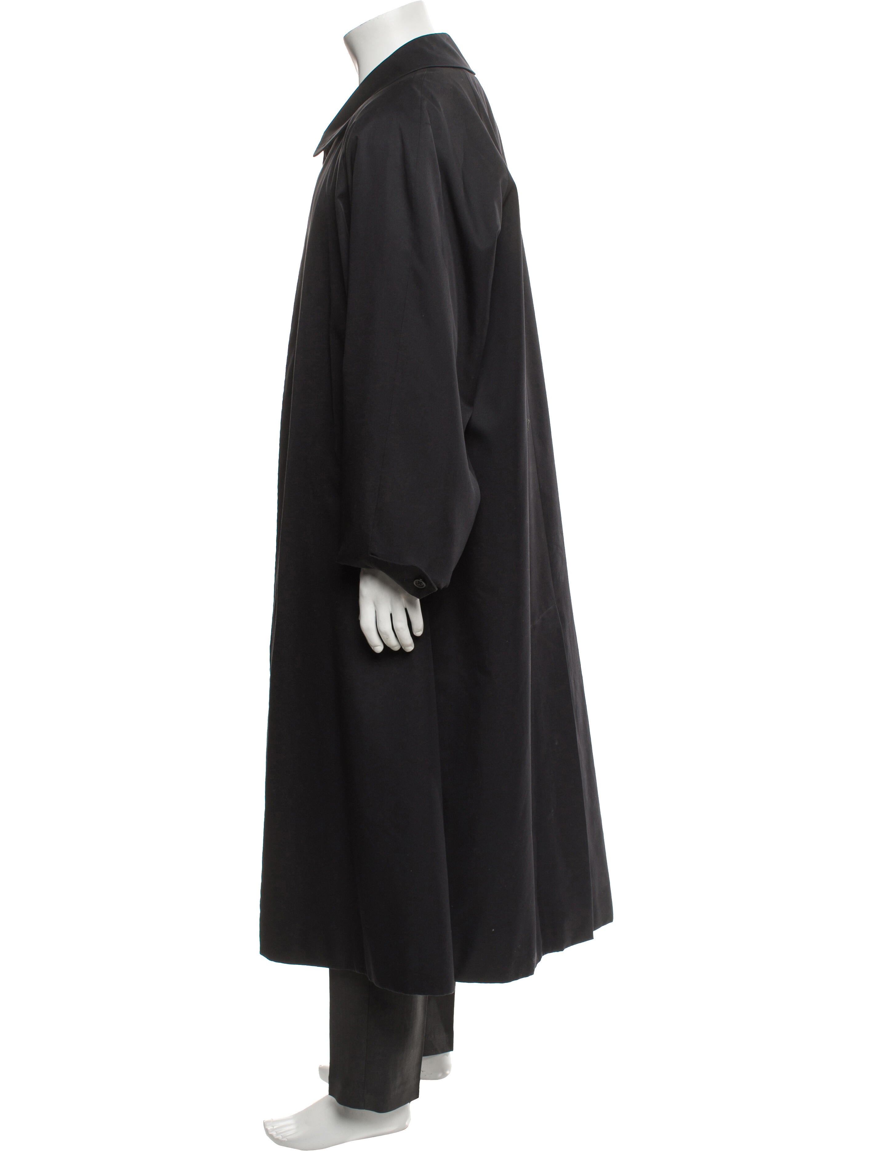 Burberry's Nova Check Pattern Wool Overcoat