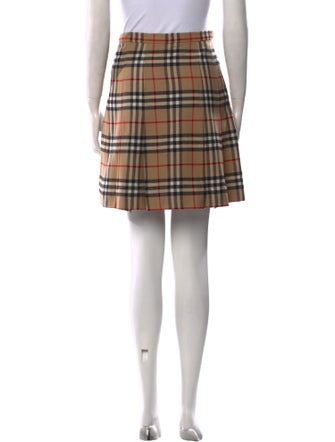 Burberry's Wool Mini Skirt