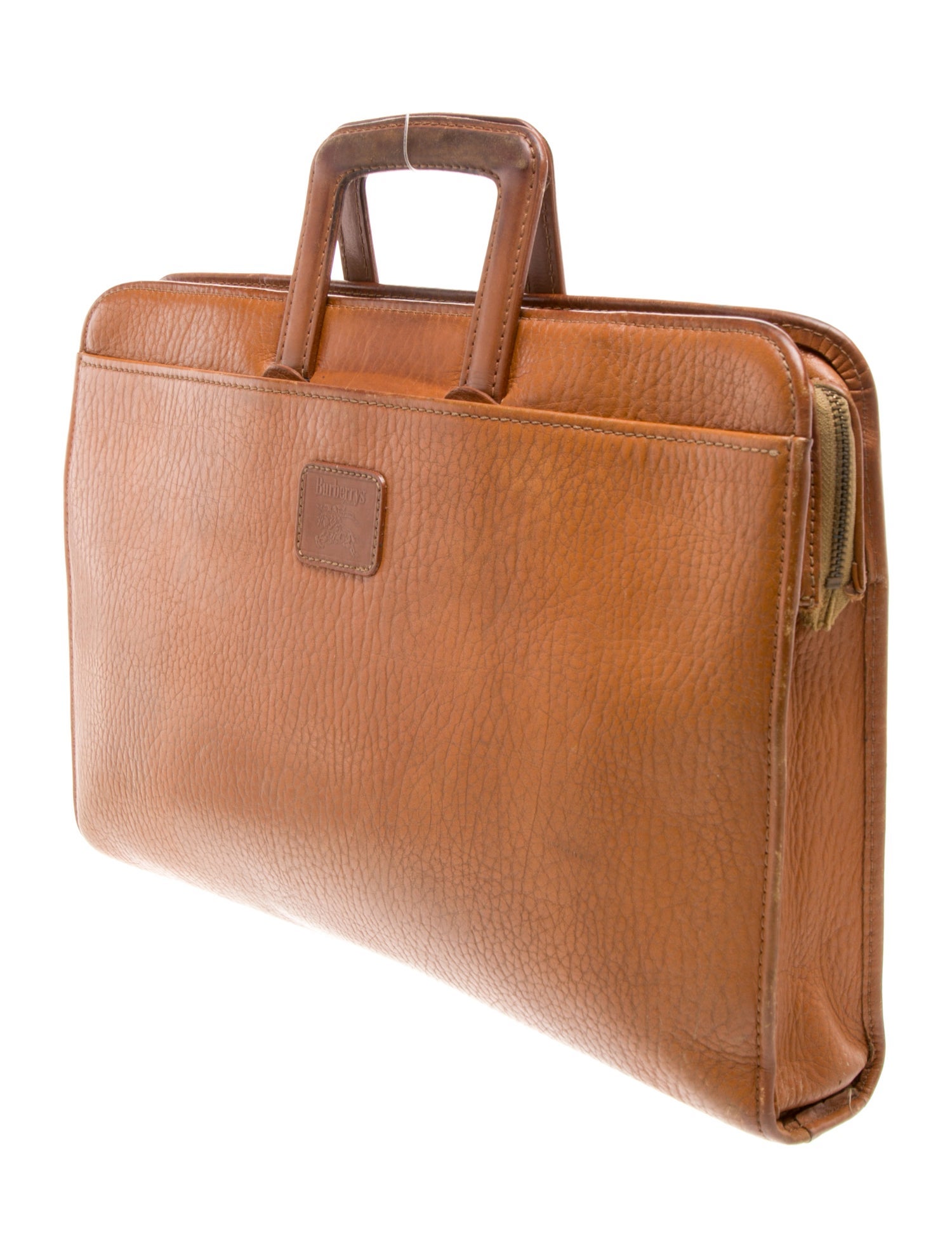 Burberry's Leather Briefcase Vintage