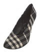 Burberry's Canvas Printed Pumps