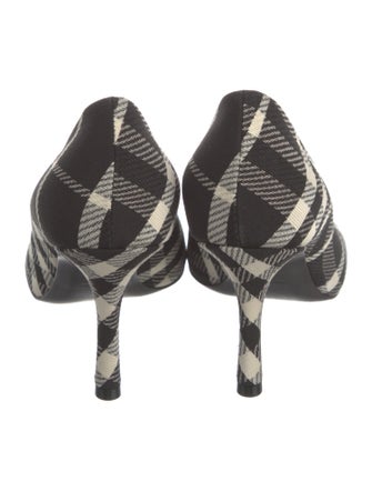 Burberry's Canvas Printed Pumps
