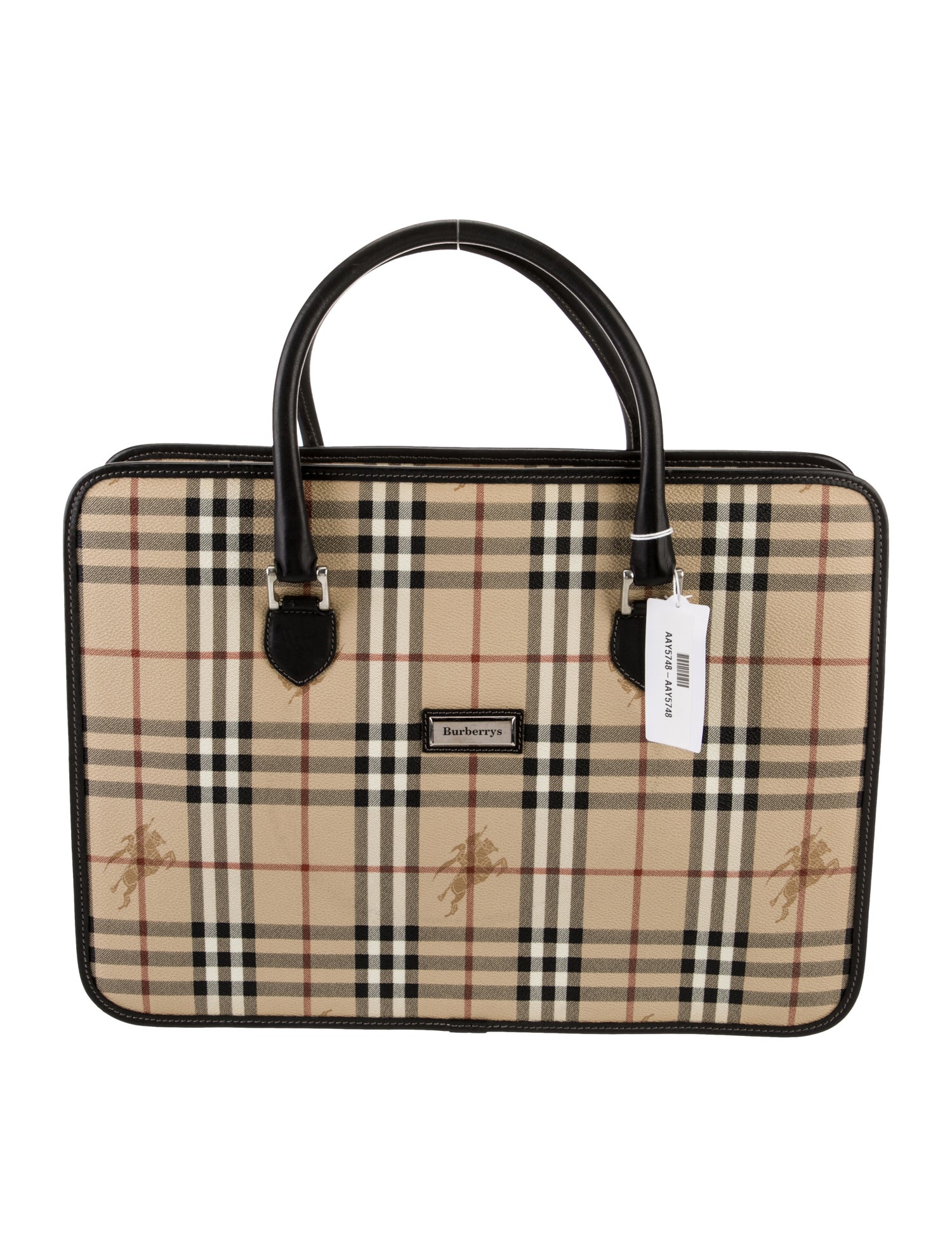 Burberry's Leather Top Handle Bag