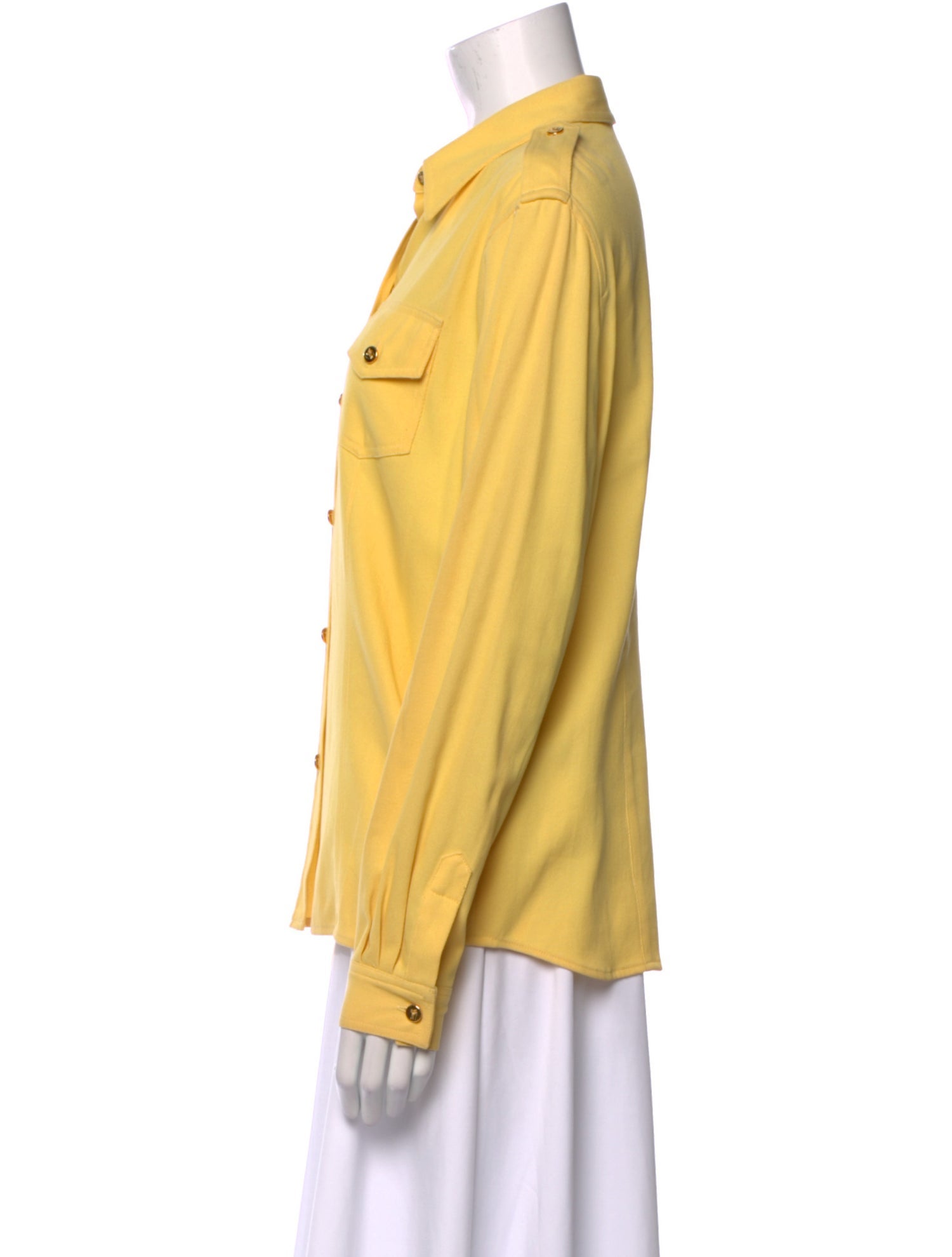 Burberry's Long Sleeve Button-Up Top