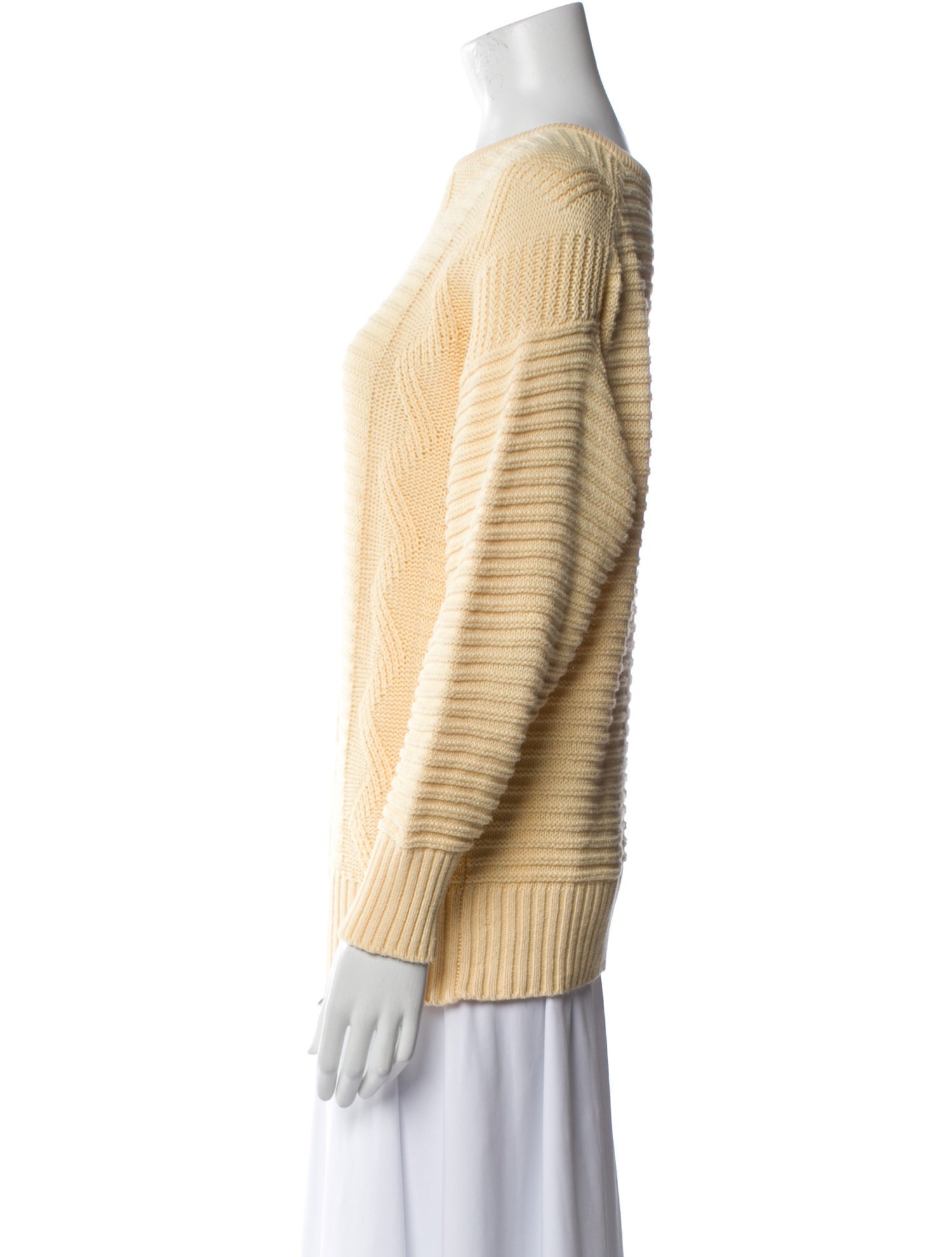 Burberry's Scoop Neck Long Sleeve Sweatshirt