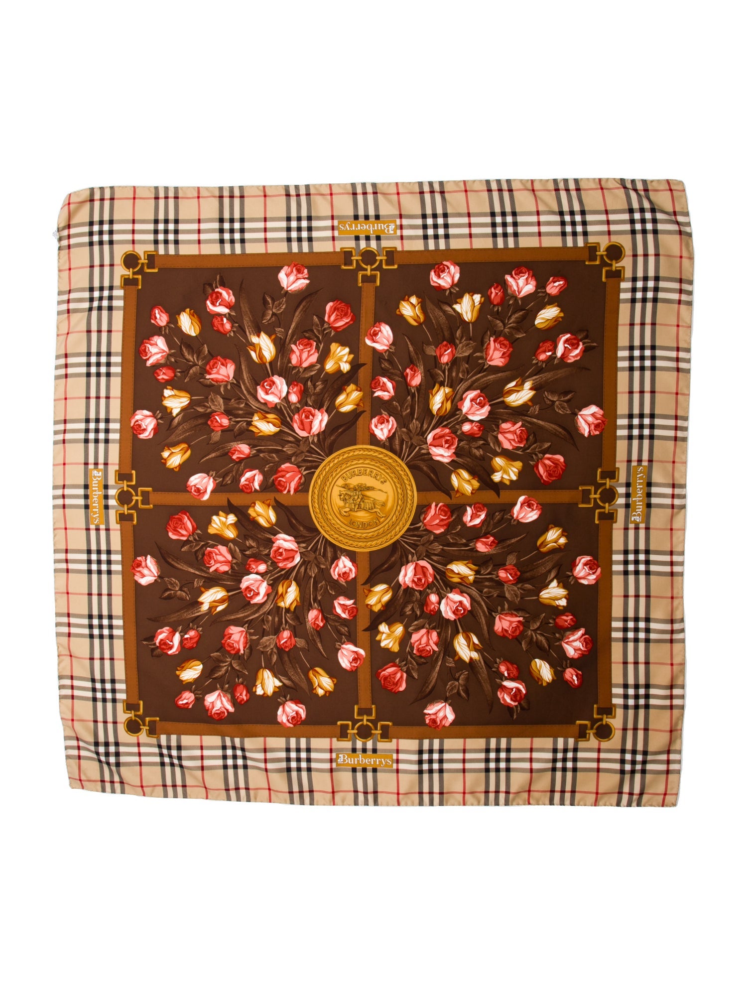 Burberry's Silk Vintage Scarf