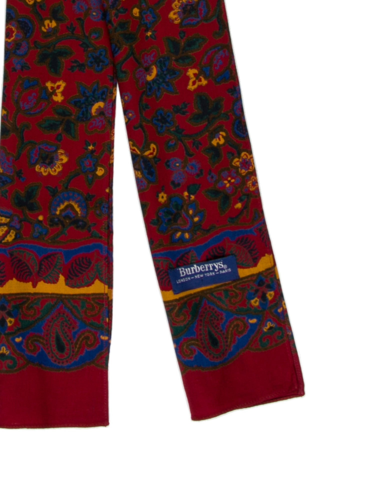 Burberry's Silk Paisley Print Scarf