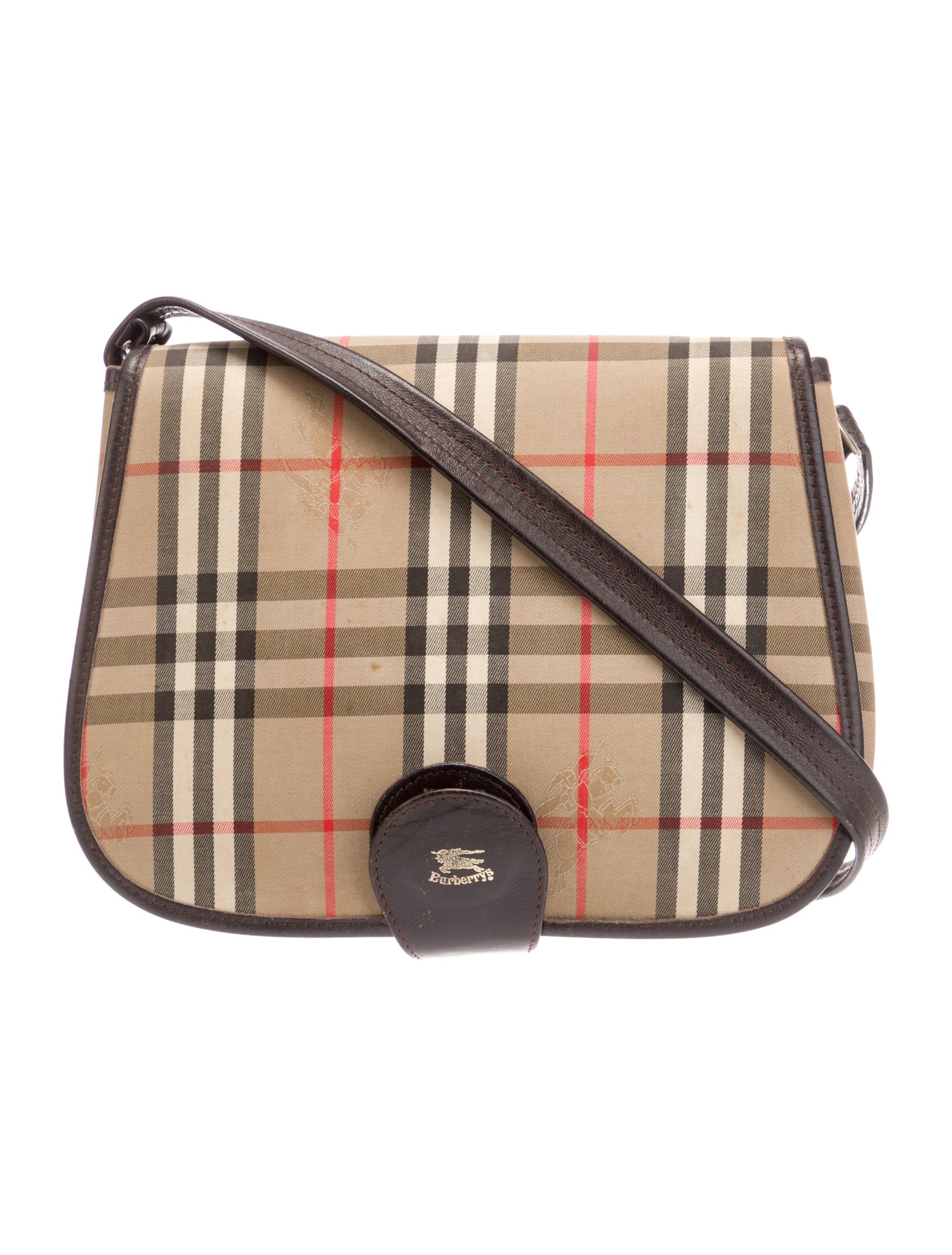 Burberry's Haymarket Check Crossbody Bag