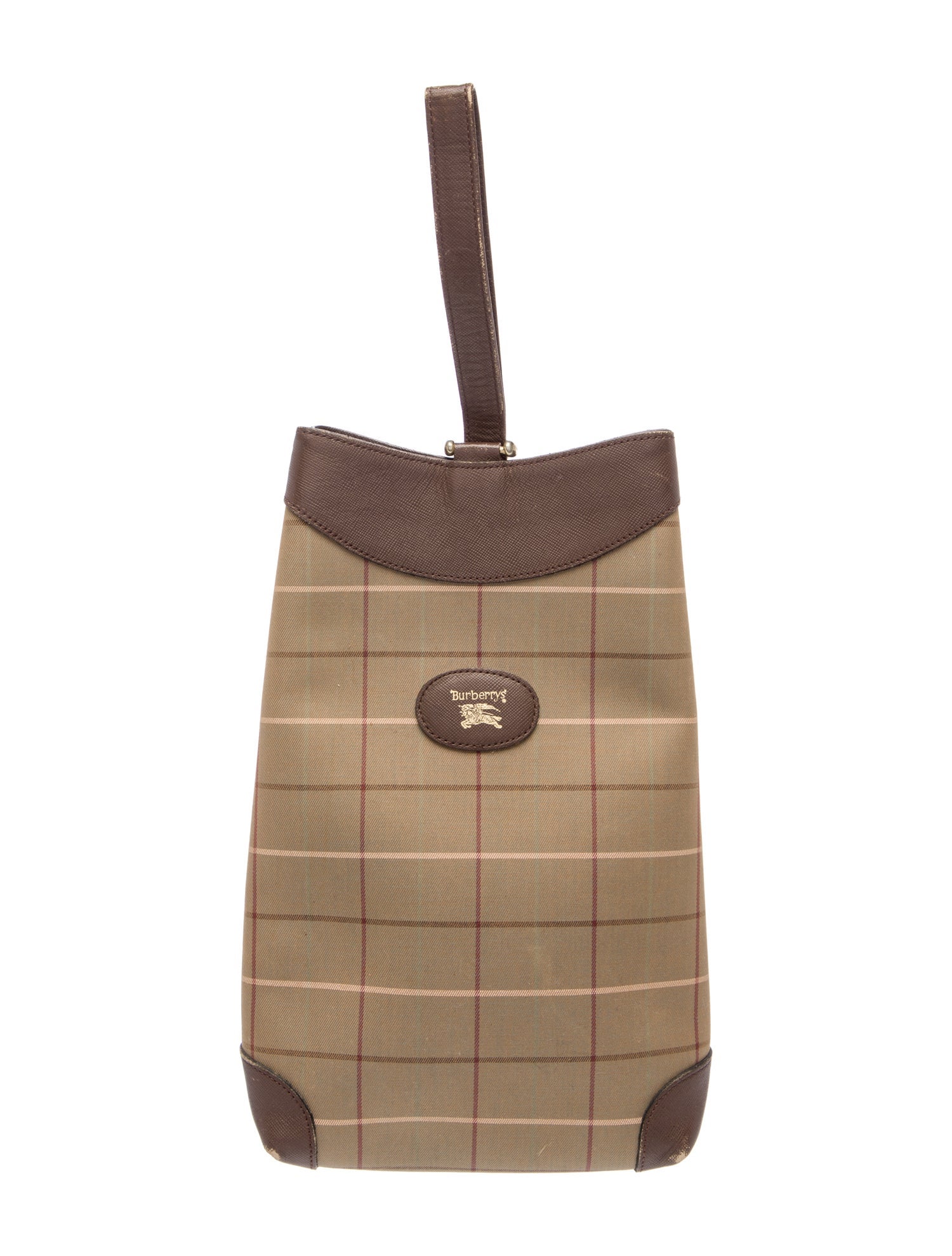 Burberry's Canvas Top Handle Bag Vintage