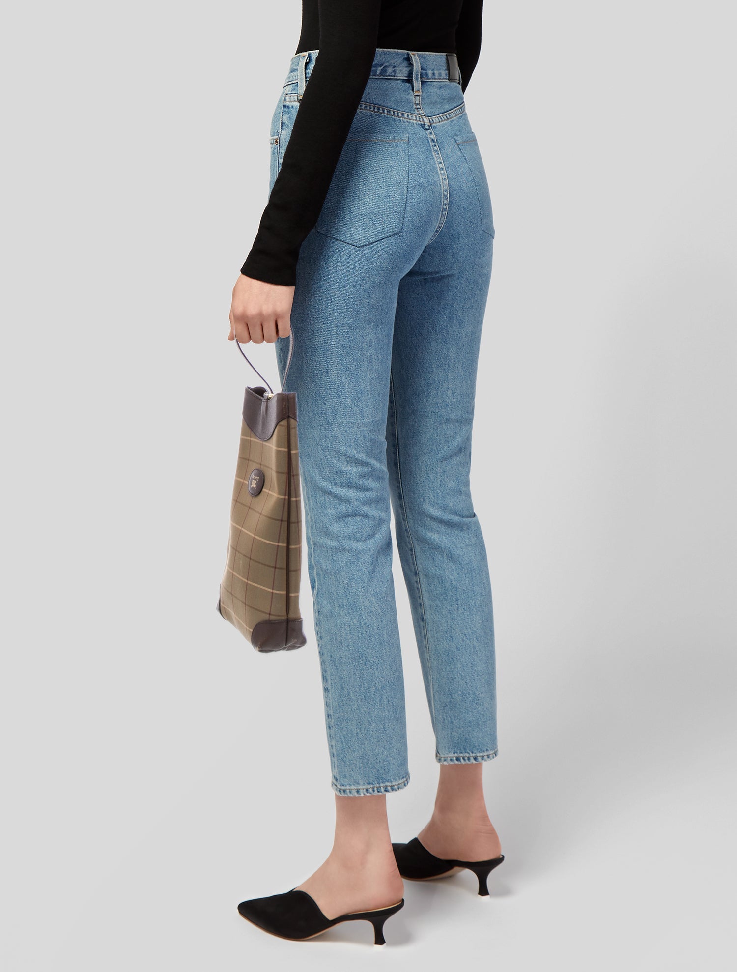 Burberry's Canvas Top Handle Bag Vintage