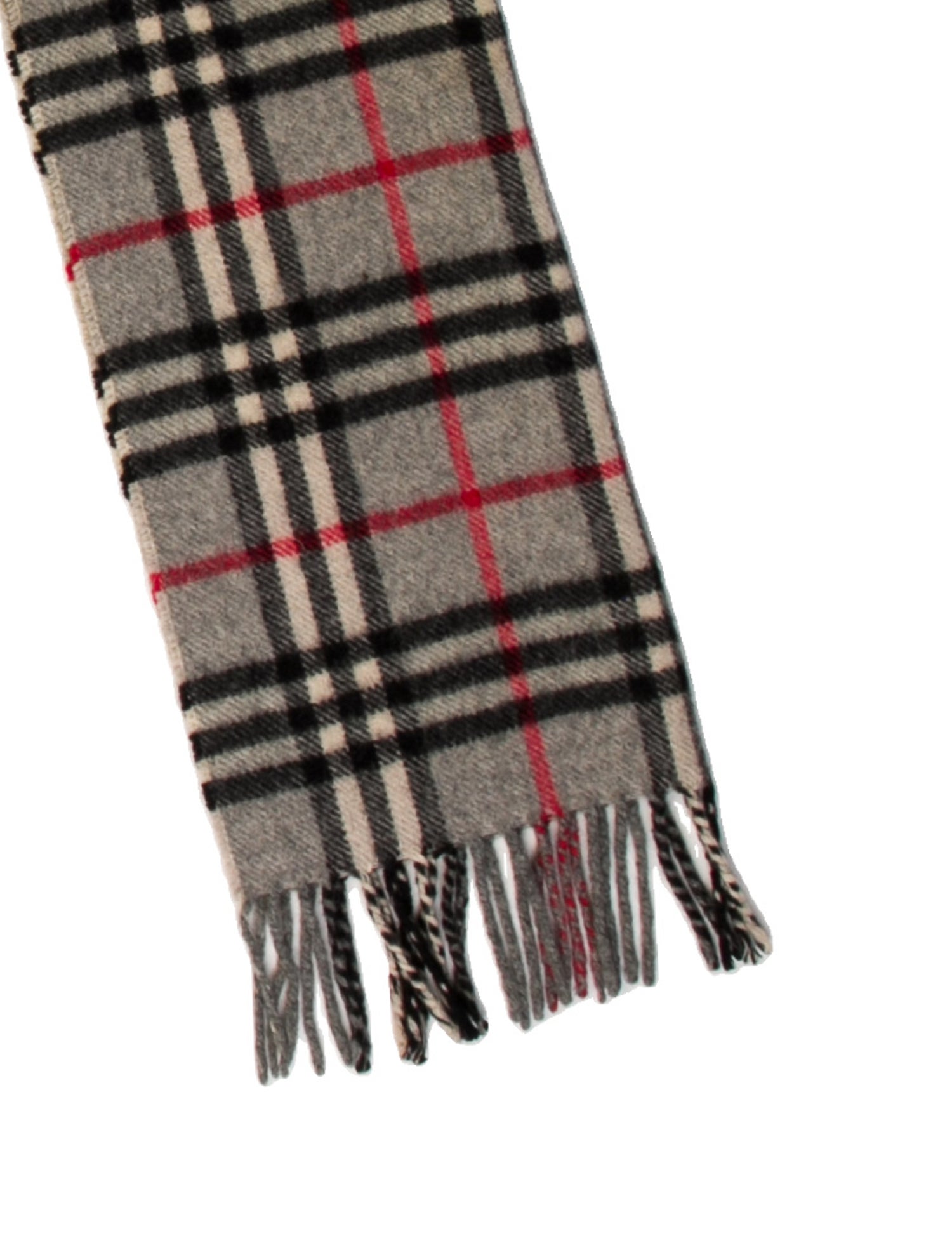 Burberry's Cashmere House Check Pattern Scarf