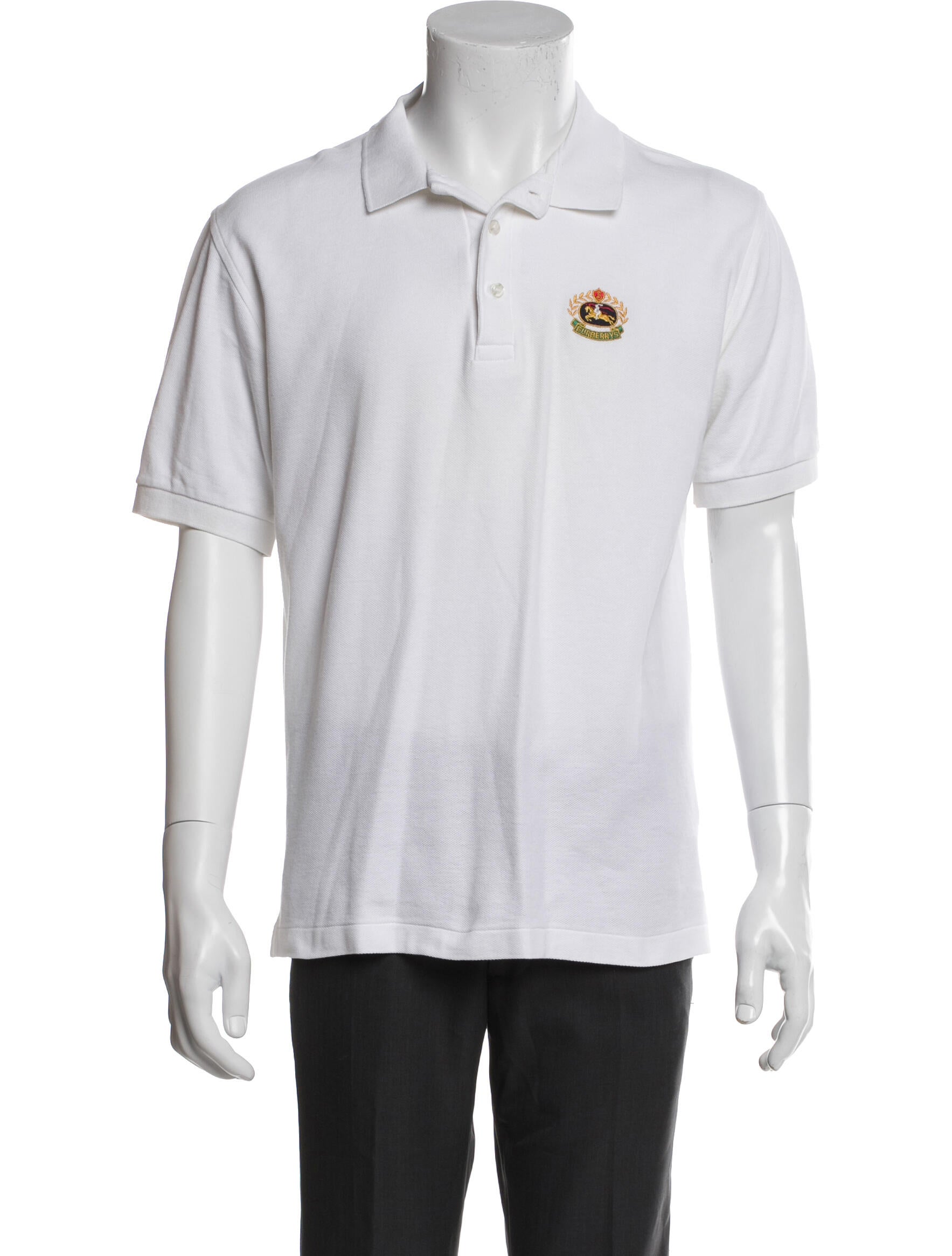 Burberry's Collar Short Sleeve Polo Shirt