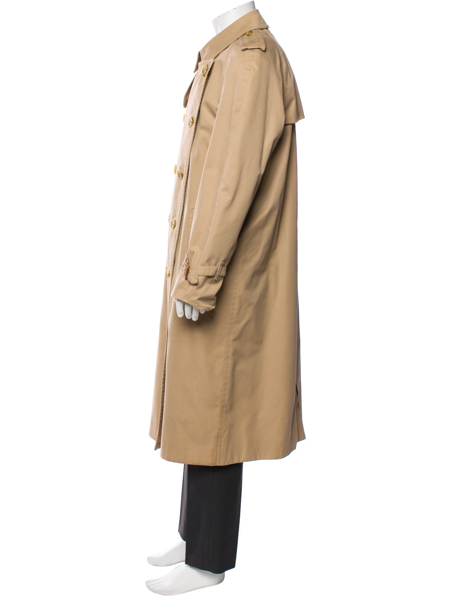 Burberry's House Check Pattern Trench Coat