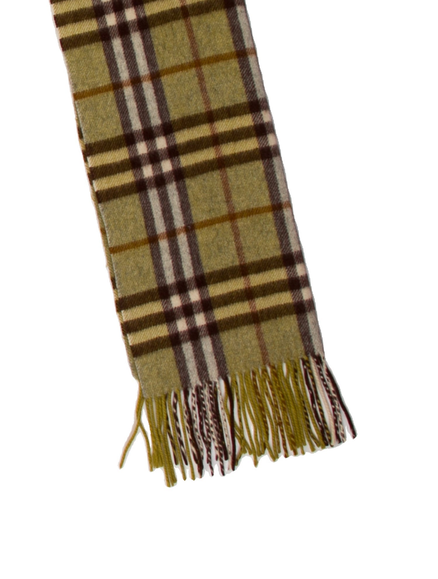 Burberry's Cashmere House Check Pattern Scarf