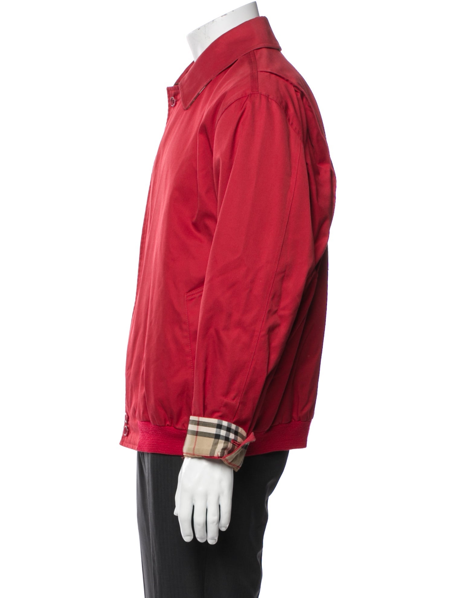 Burberry's Plaid Print Windbreaker