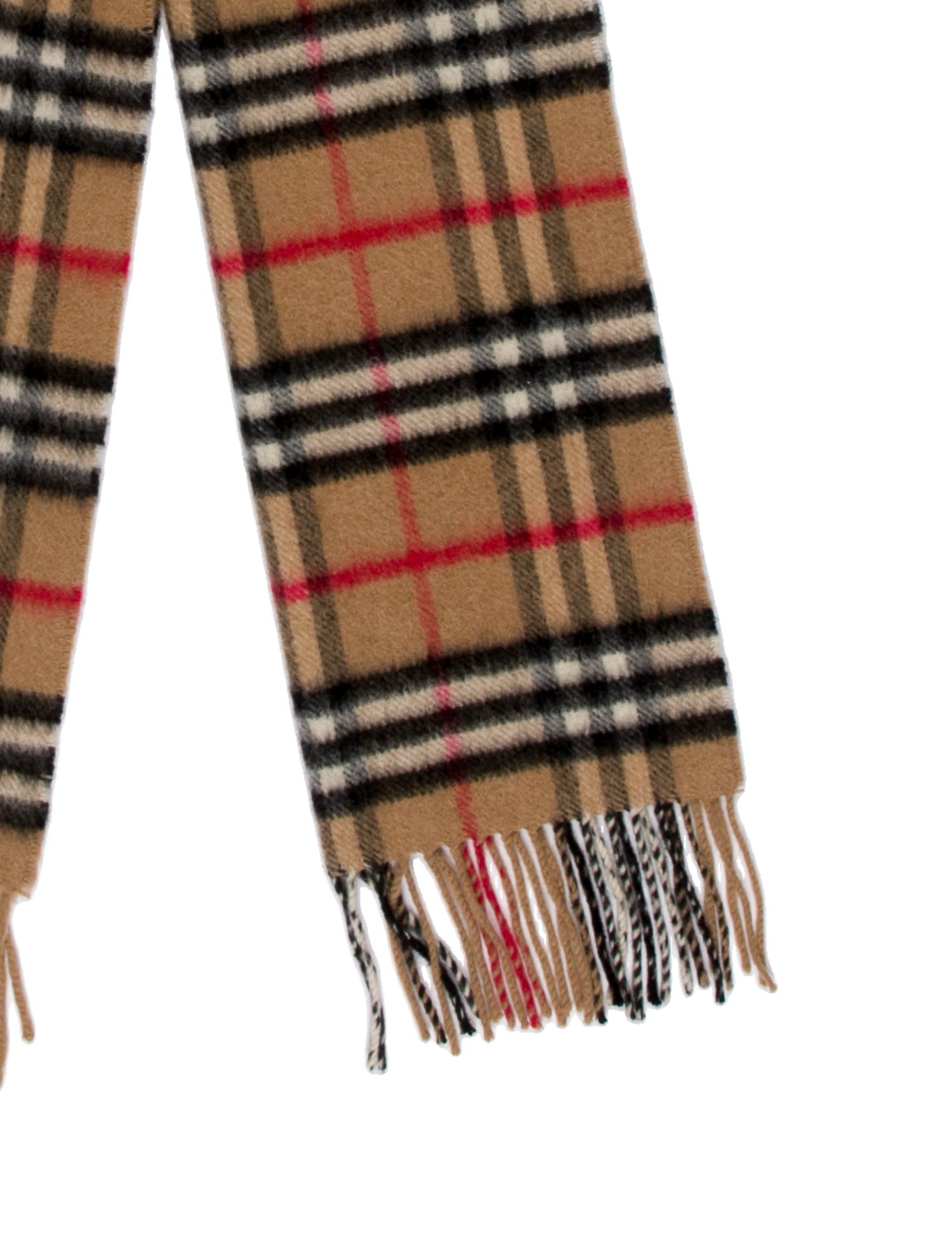 Burberry's Cashmere Nova Check Pattern Scarf