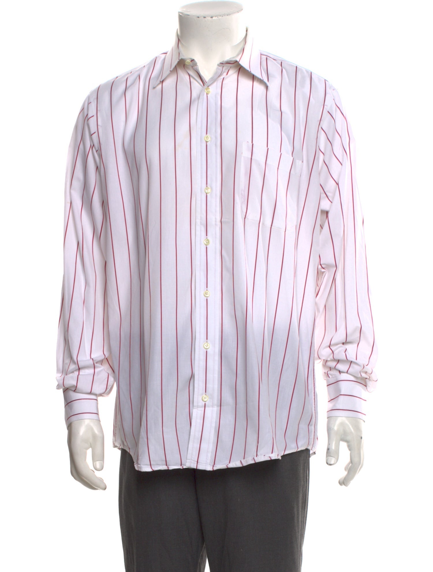 Burberry's Striped Long Sleeve Shirt