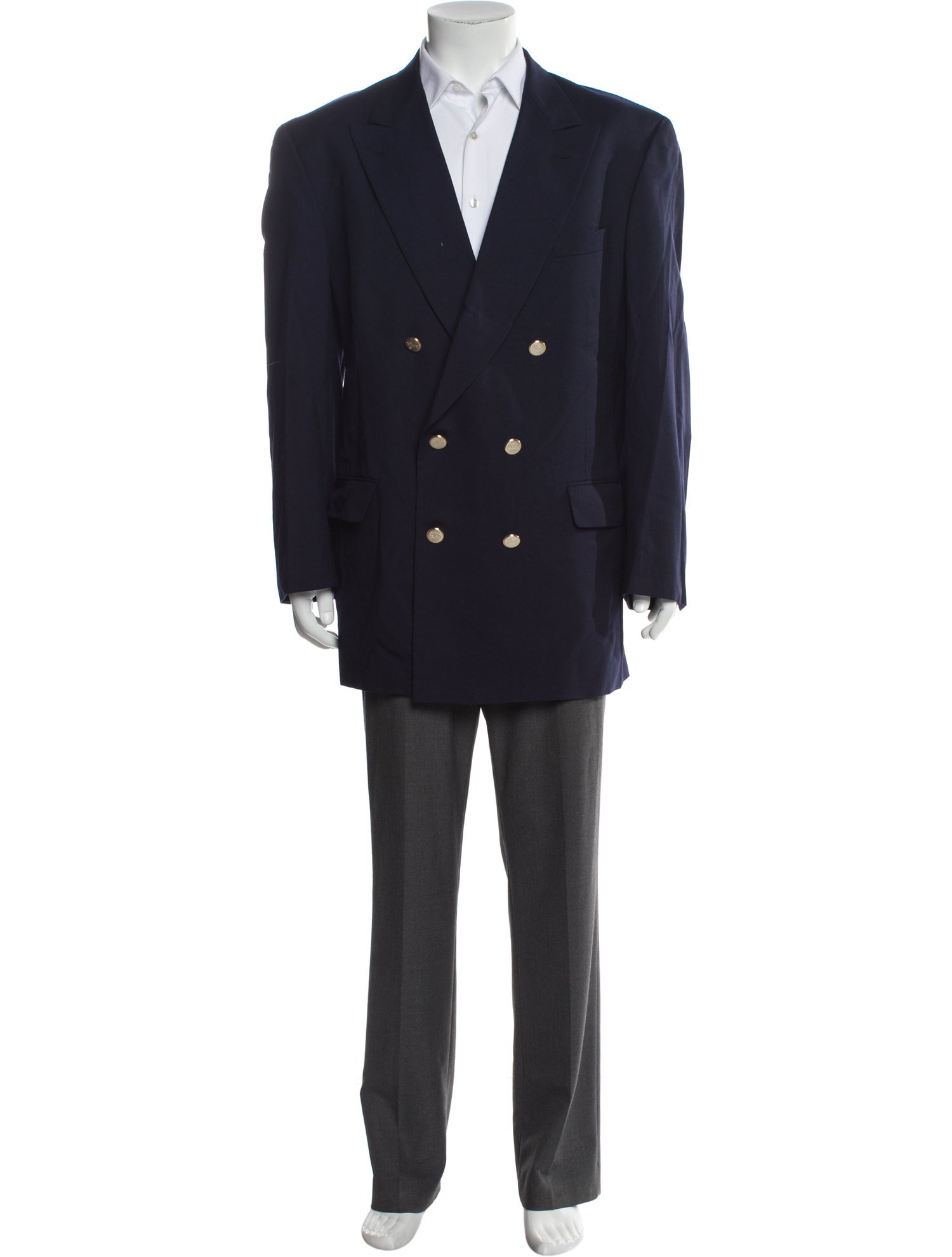 Burberry's Blue Wool Blazer