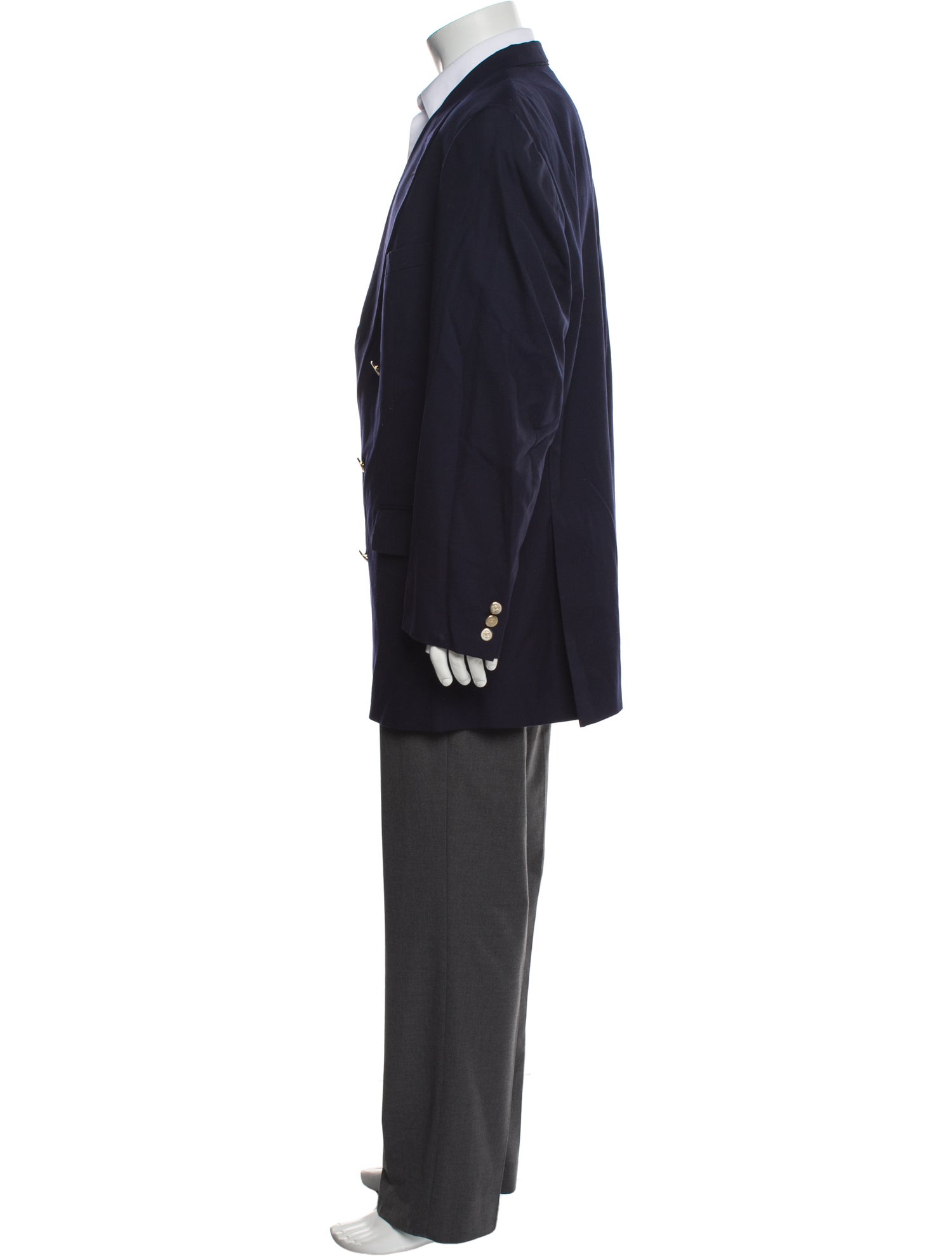 Burberry's Blue Wool Blazer