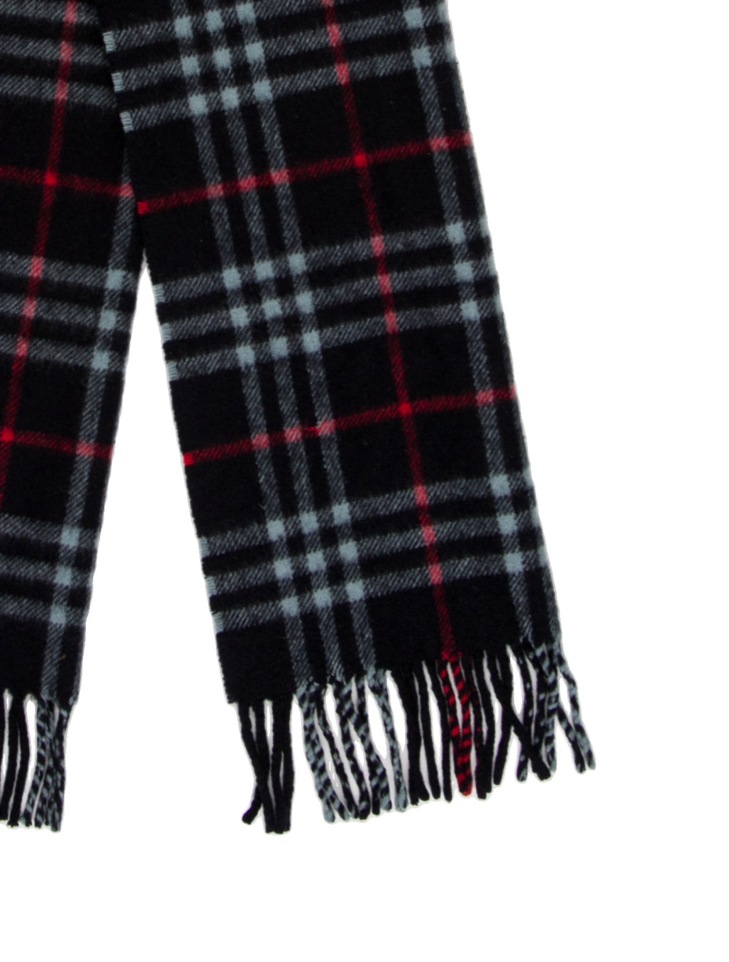 Burberry's Cashmere Nova Check Pattern Scarf