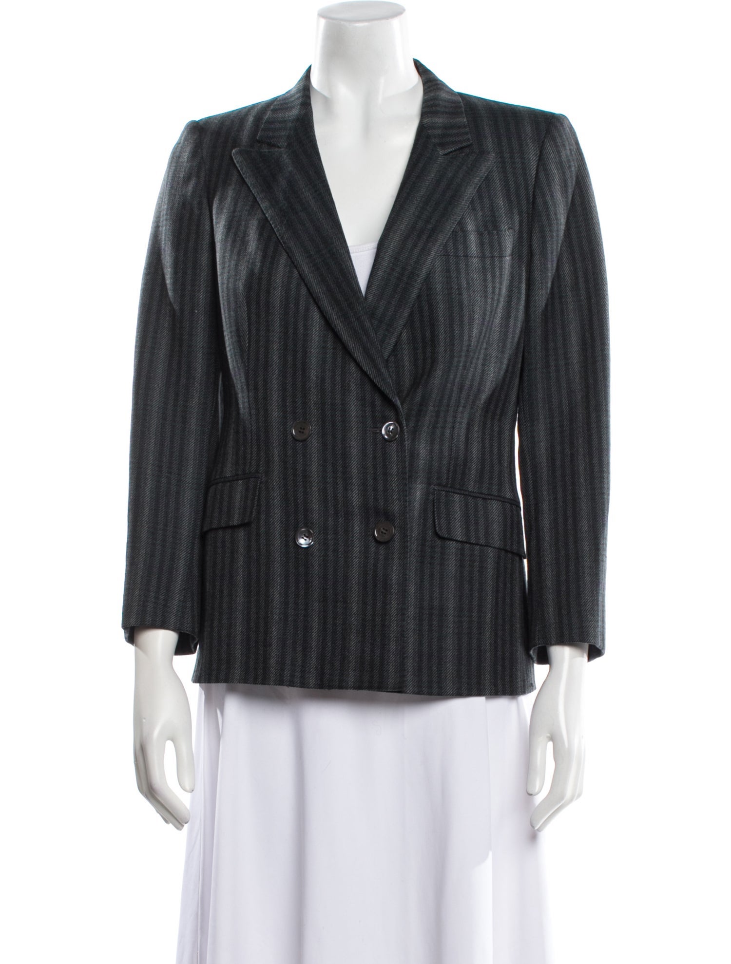 Burberry's Wool Striped Blazer