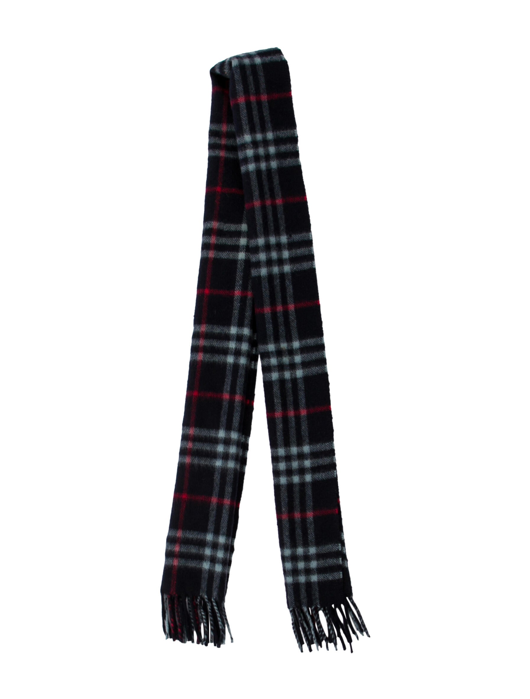 Burberry's Cashmere Striped Scarf