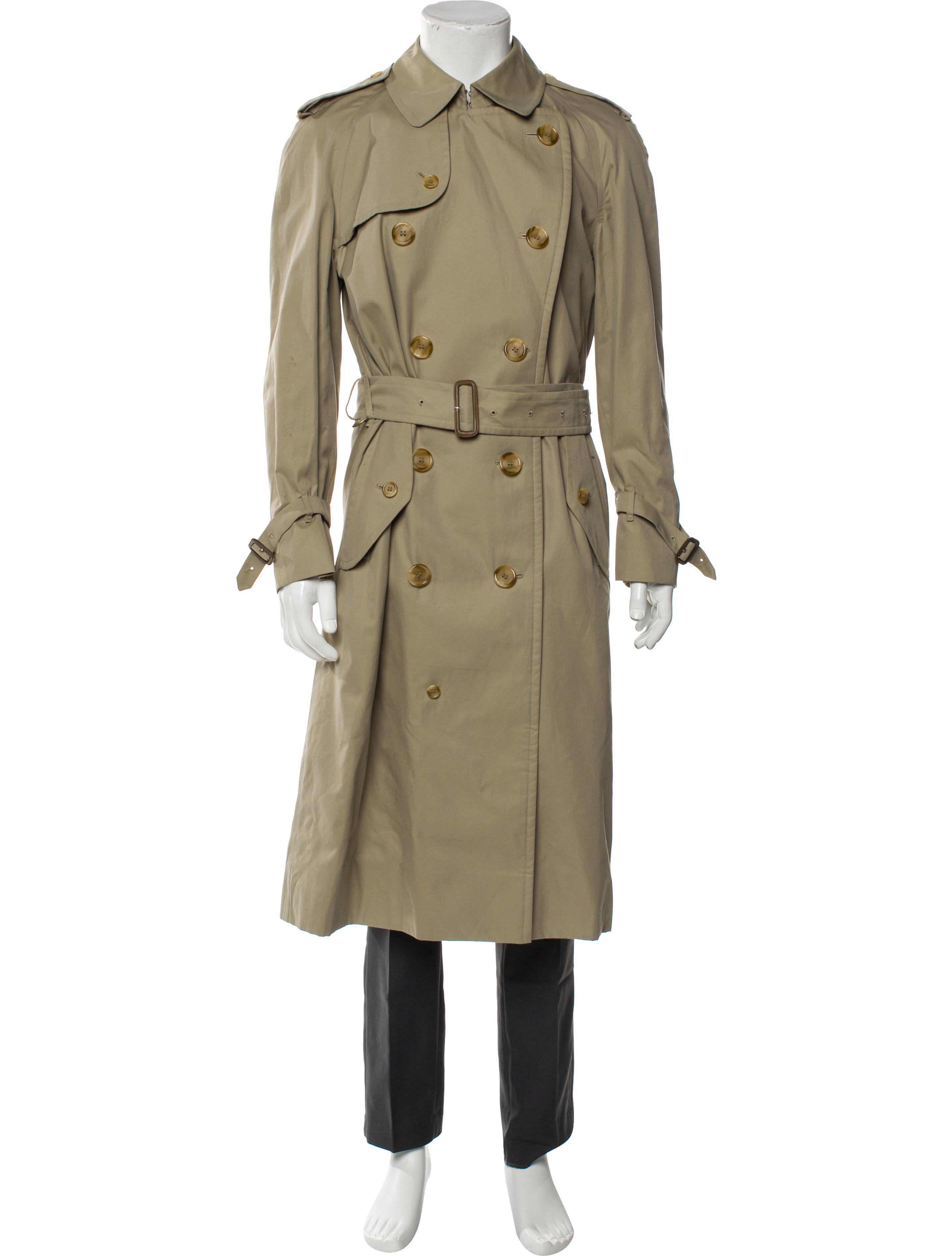 Burberry's Nova Check Pattern Trench Coat