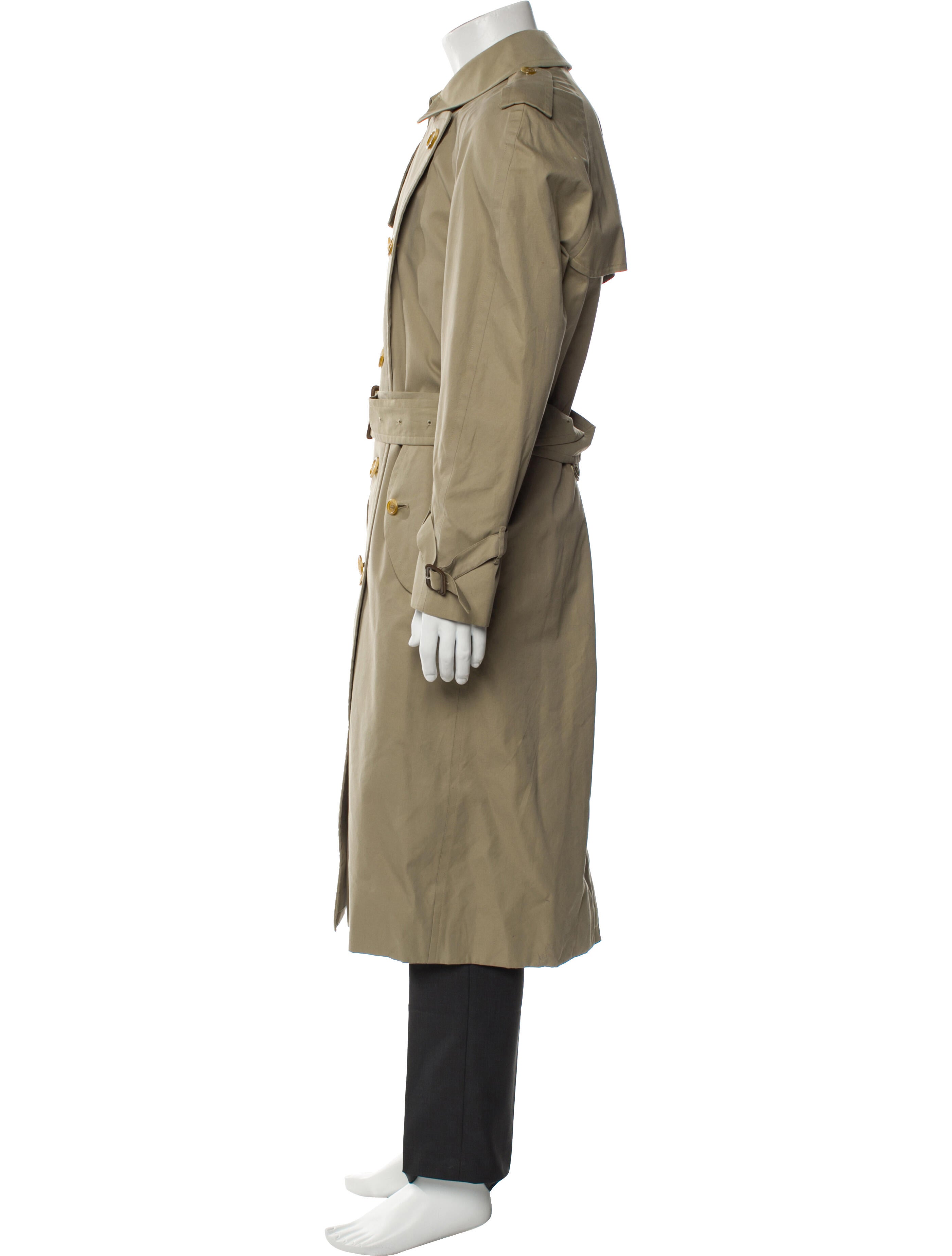 Burberry's Nova Check Pattern Trench Coat