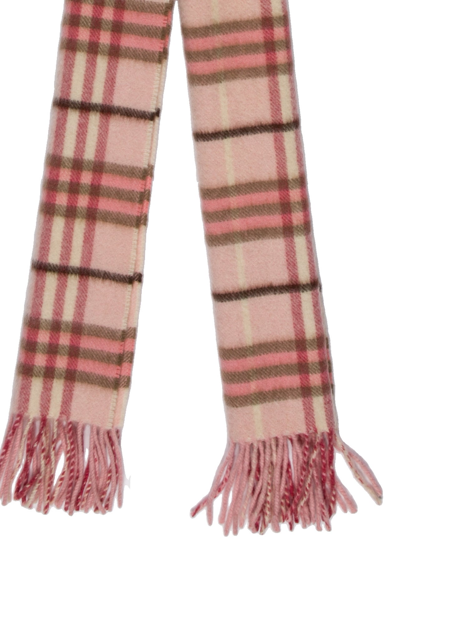 Burberry's Check Cashmere Scarf Cashmere Scarf