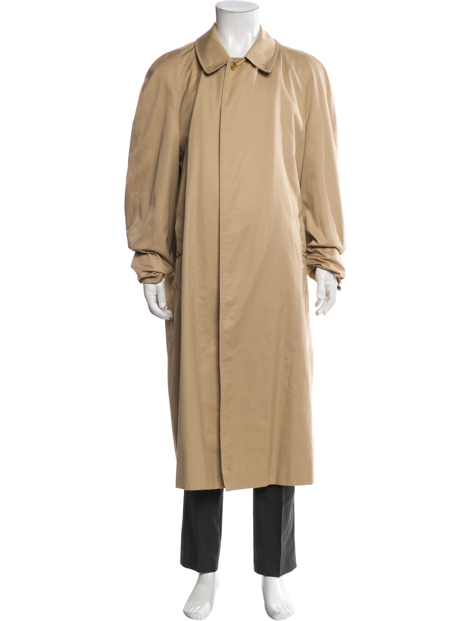 Burberry's House Check Pattern Trench Coat