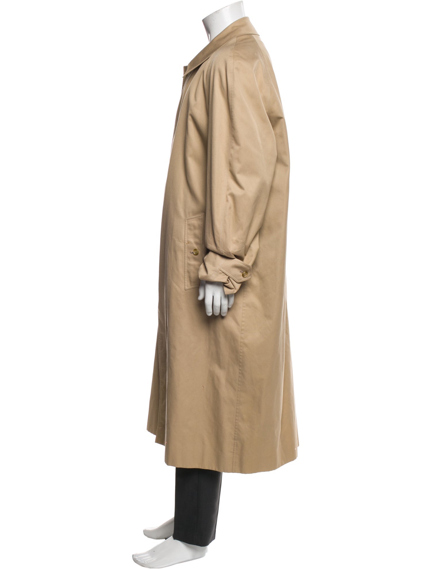 Burberry's House Check Pattern Trench Coat
