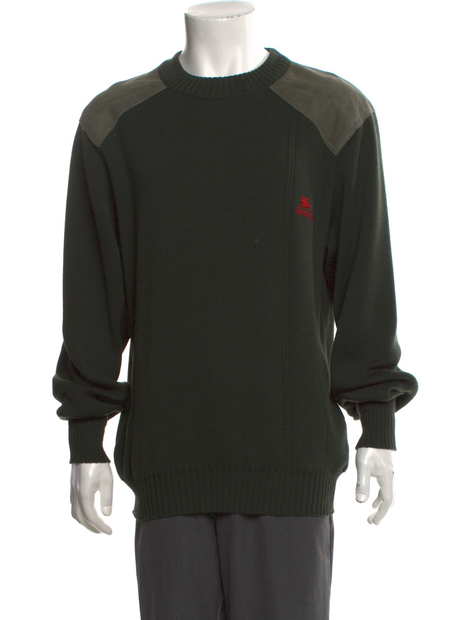 Burberry's Wool Colorblock Pattern Pullover