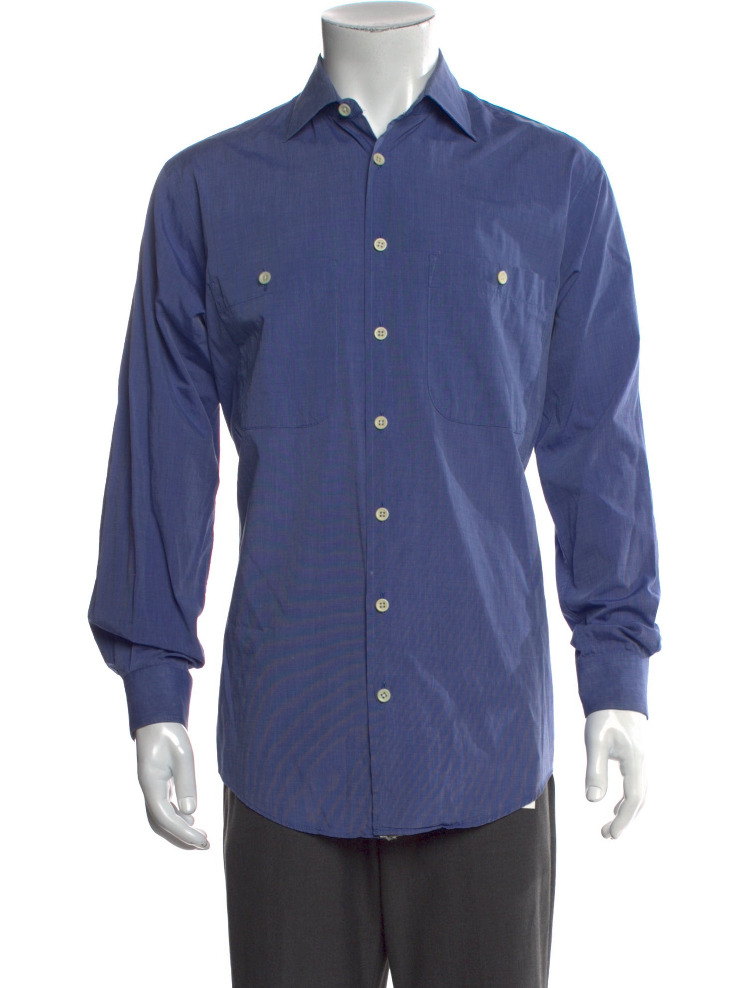 Burberry's Nova Check Pattern Long Sleeve Dress Shirt