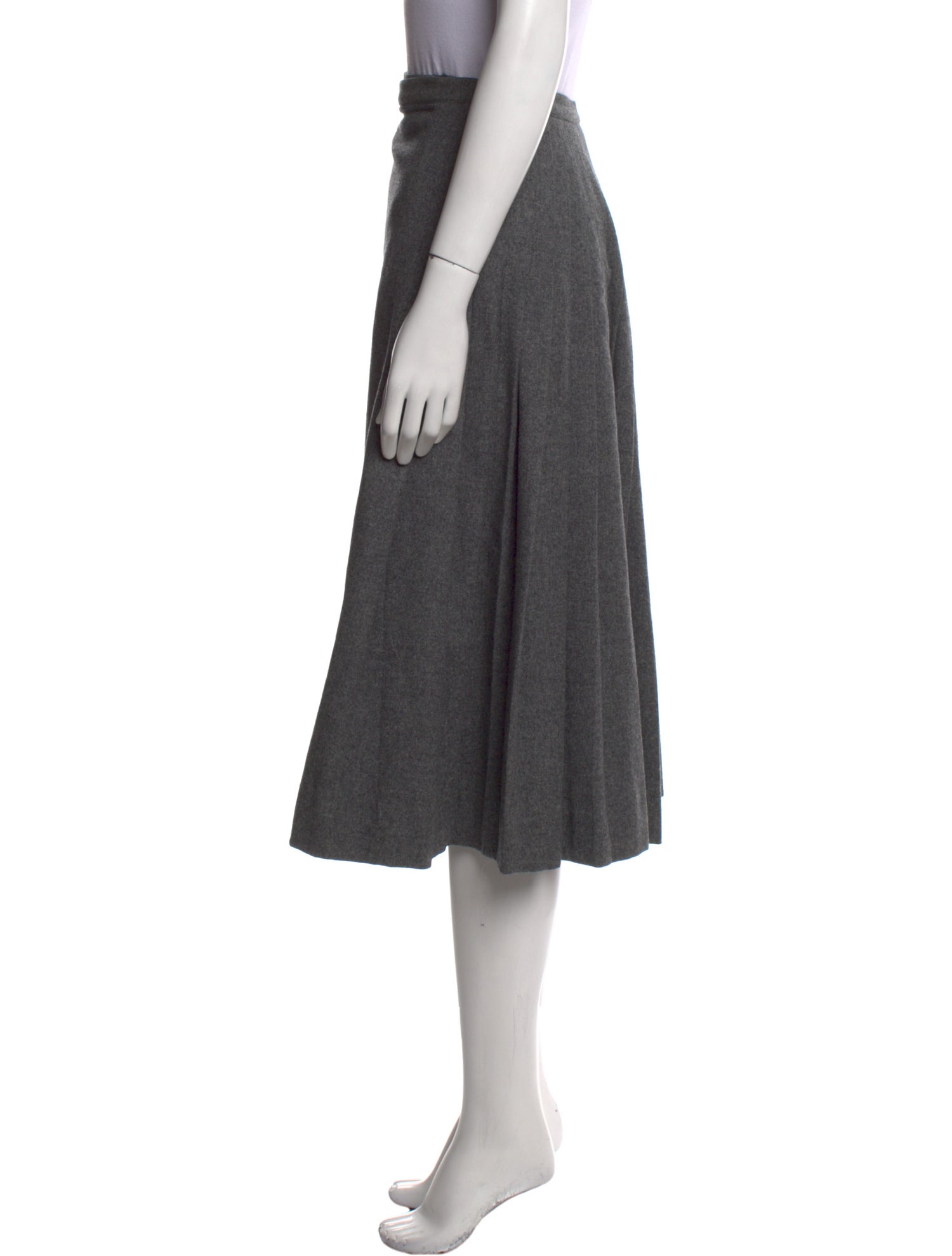 Burberry's Wool Midi Length Skirt