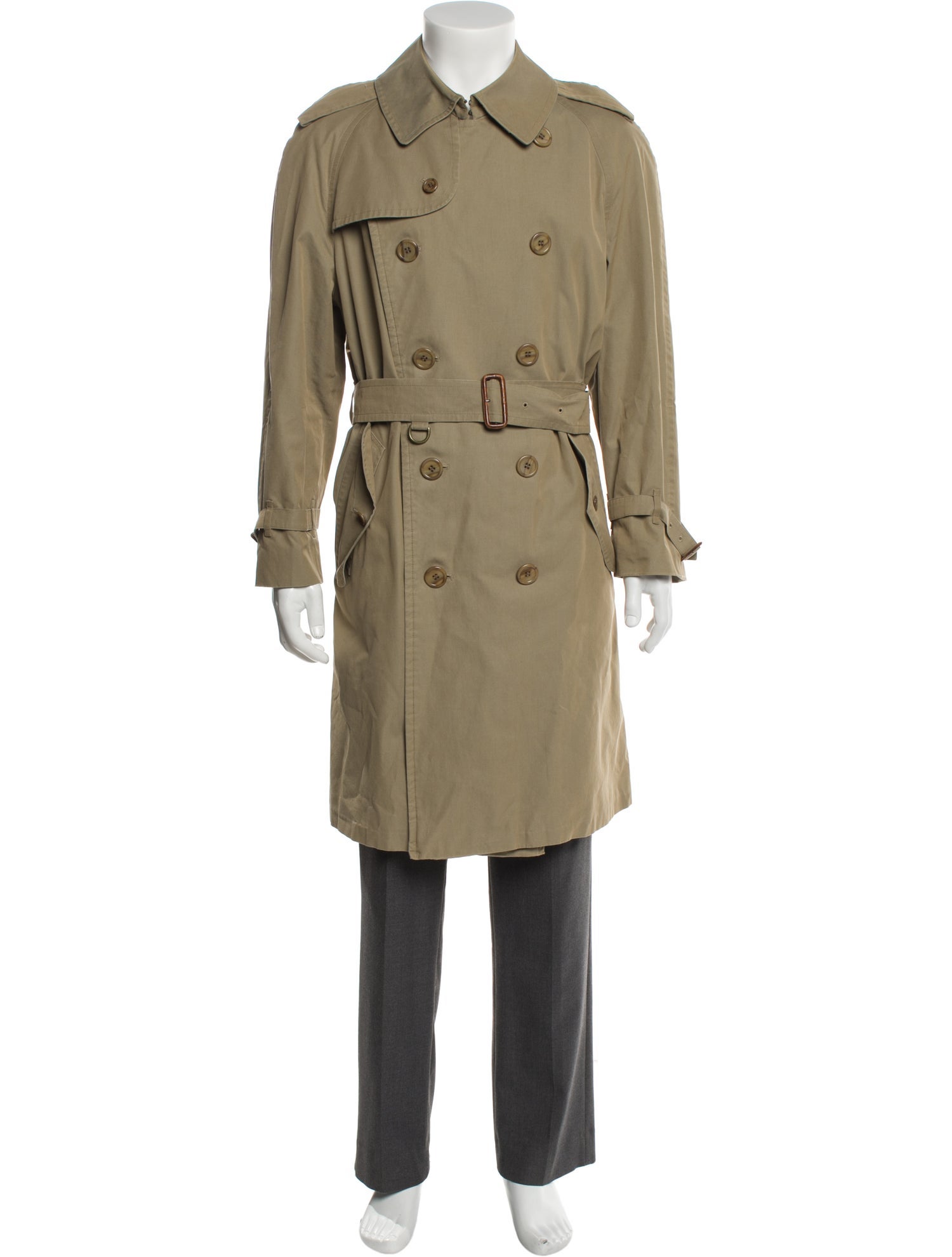 Burberry's Nova Check Pattern Trench Coat