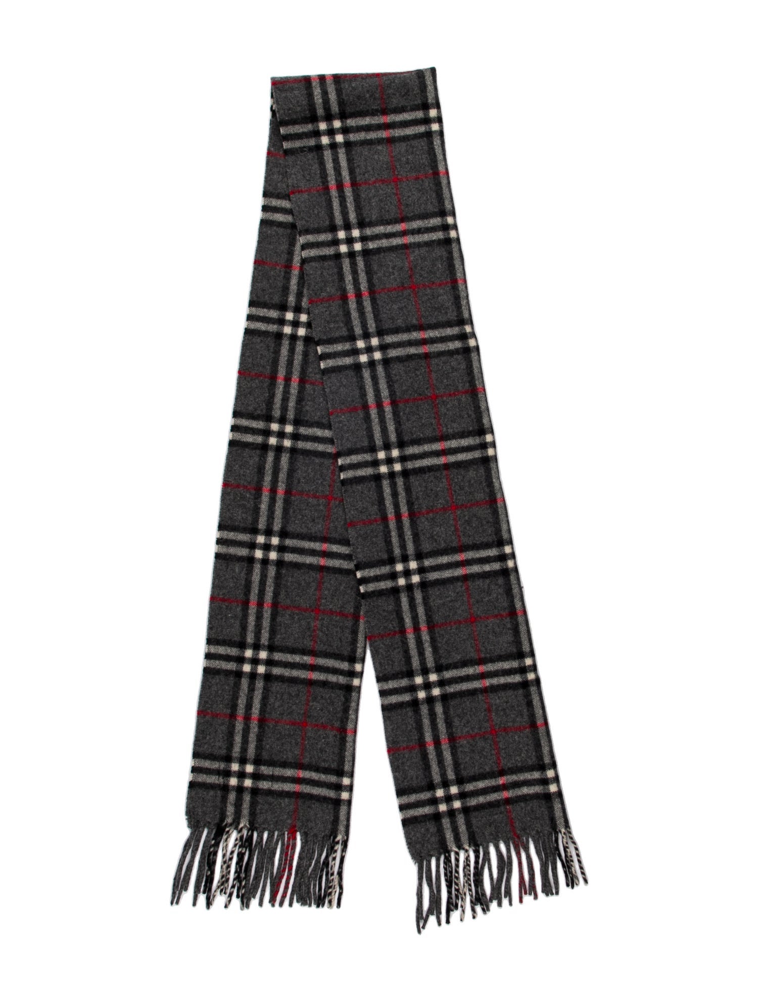 Burberry's Cashmere Nova Check Pattern Scarf