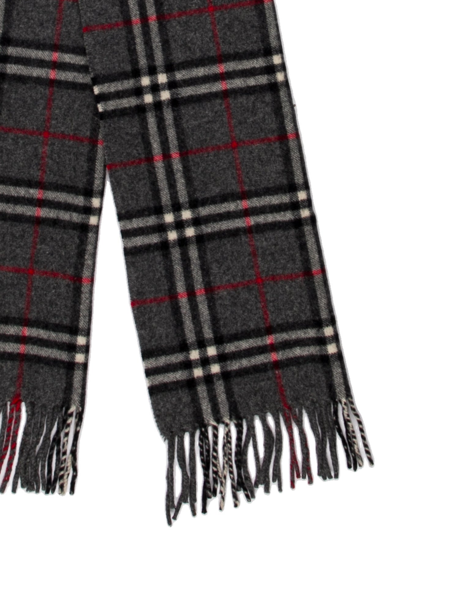 Burberry's Cashmere Nova Check Pattern Scarf