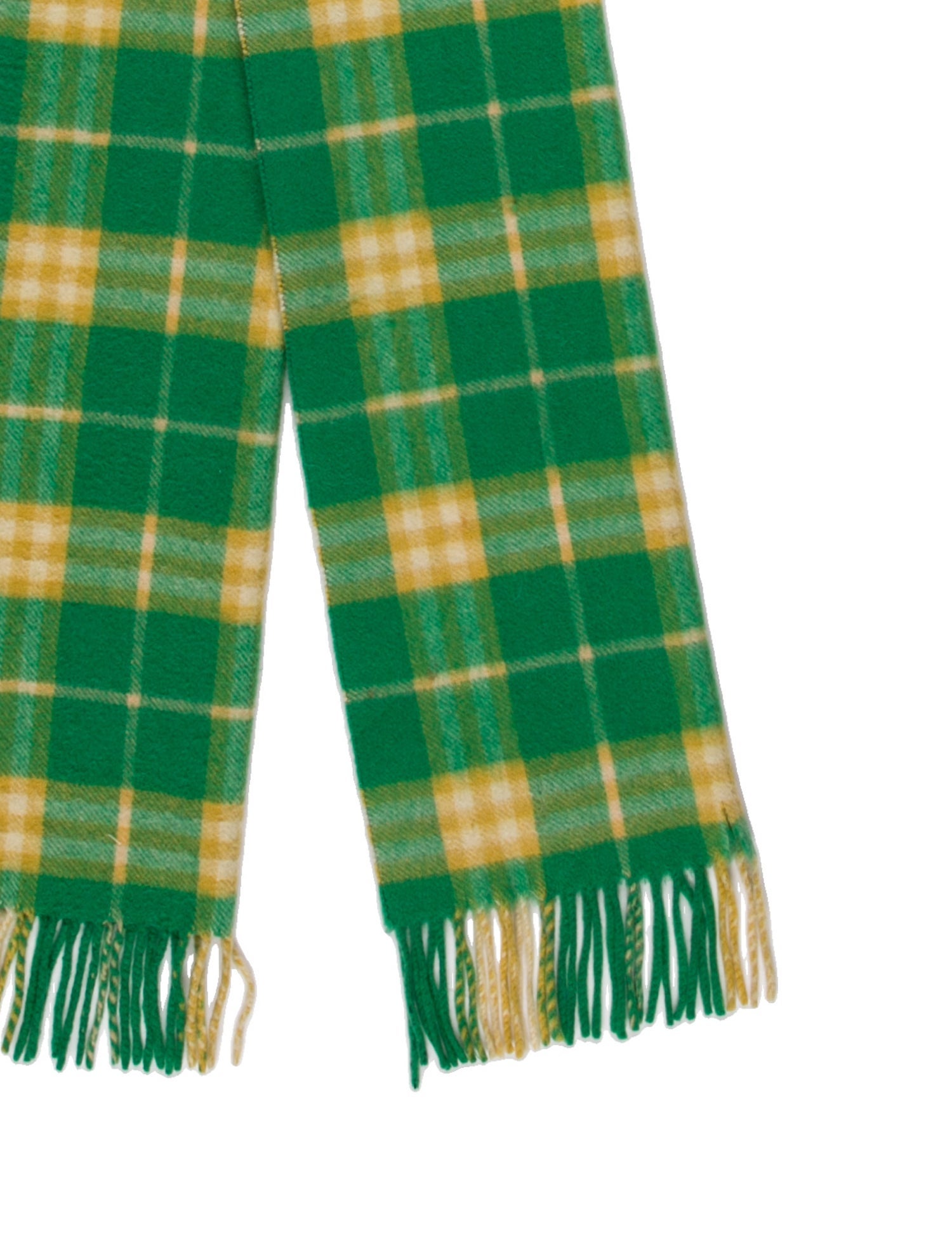 Burberry's Cashmere Plaid Print Scarf